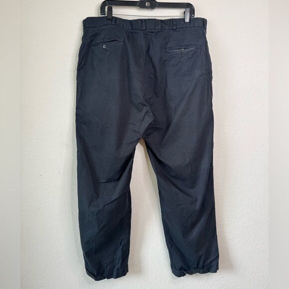 Polo Ralph Lauren Men’s 40x32 Black Prospect Pants Cropped Cuffed Hem 28” inseam - Picture 6 of 7